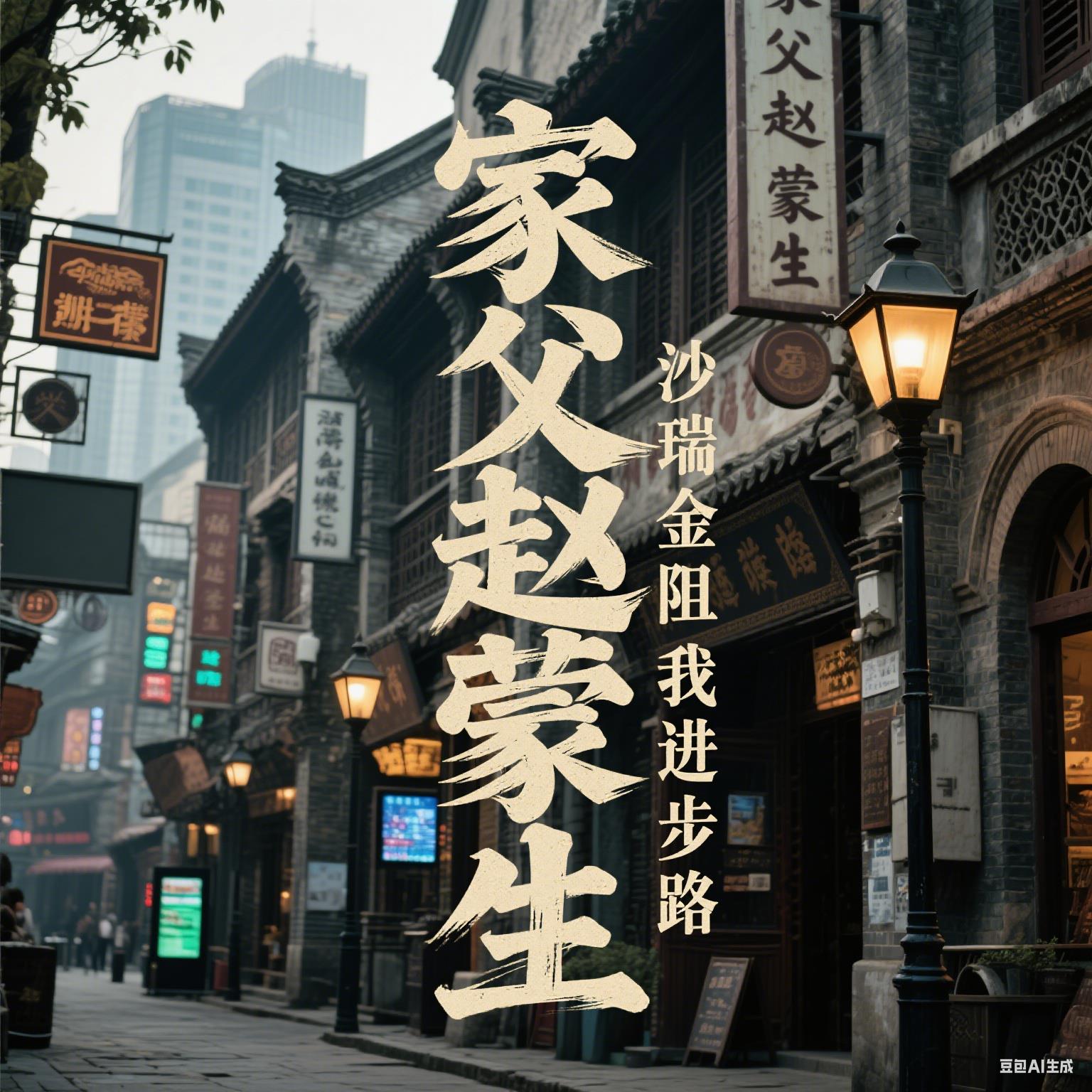 家父赵蒙生，沙瑞金阻我进步路！